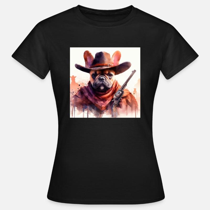 Oeste matón - Camiseta mujer - negro
