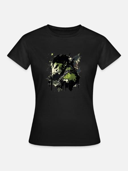 Menschenfresser - Frauen T-Shirt - Schwarz