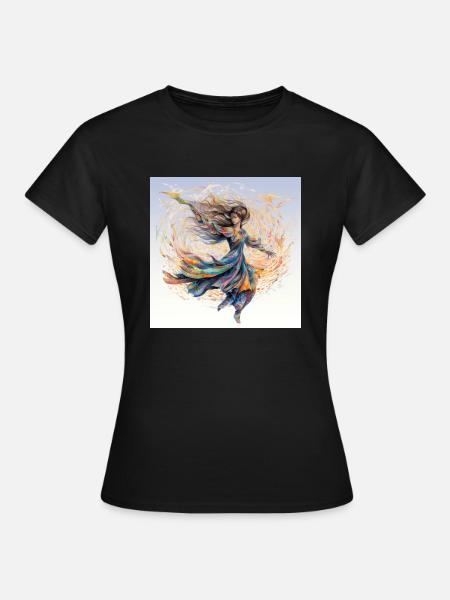 InkSymphony: A Manga Reverie - Frauen T-Shirt - Schwarz