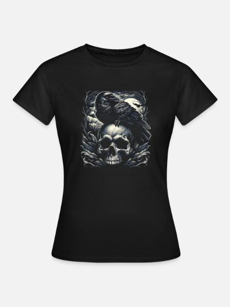 Nächtliche Wache - Frauen T-Shirt - Schwarz