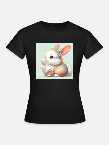 Rabbit - Frauen T-Shirt - Schwarz