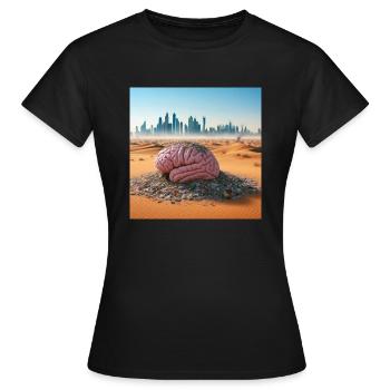 DOIS-JE VOUS L’EXPLIQUER... ? - T-shirt Femme - noir - Devant - AI Model Female 172 dark (172cm)