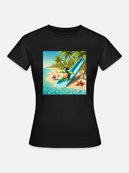 Gleiten - Frauen T-Shirt - Schwarz