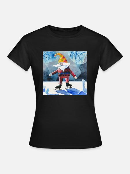 Die Wunder des Winters - Frauen T-Shirt - Schwarz
