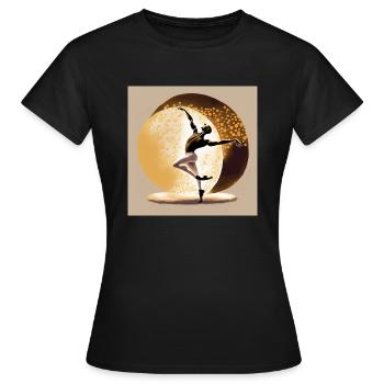 Sentiment - T-shirt Femme - noir - Devant - AI Model Female 172 dark (172cm)