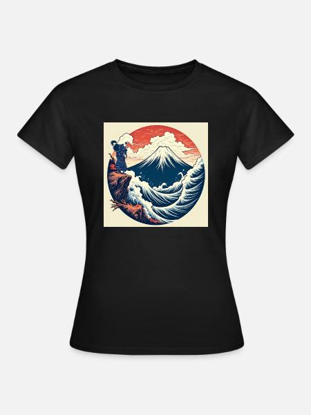 Samurai Vision - Frauen T-Shirt - Schwarz
