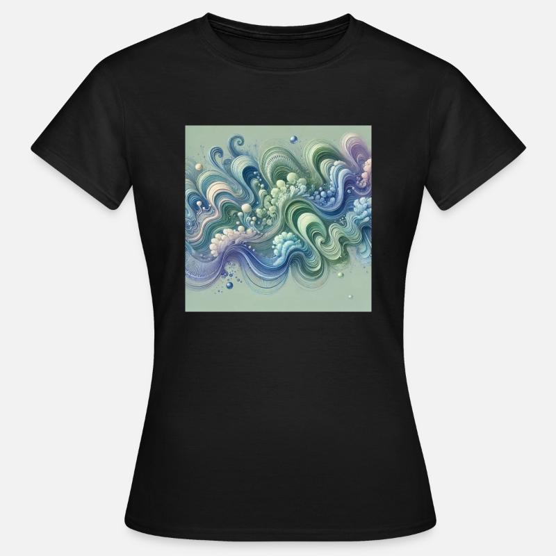 Flowing harmony - Women's T-Shirt - black
