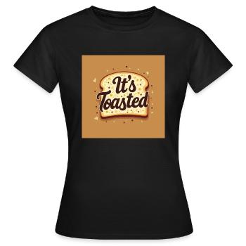 Toast - Women's T-Shirt - black - Front - AI Model Female 172 dark (172cm)