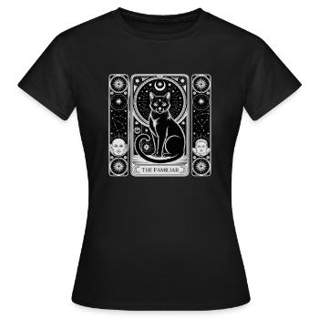 Die bekannte Tarotkarte - Frauen T-Shirt - Schwarz - Vorne - AI Model Female 172 dark (172cm)