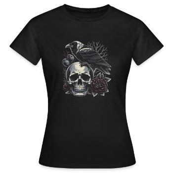 Ewige Ruhe - Frauen T-Shirt - Schwarz - Vorne - AI Model Female 172 dark (172cm)