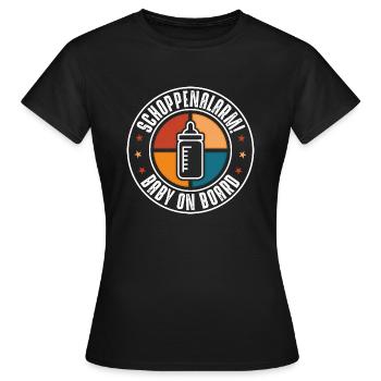 Alarme de bouteille - T-shirt Femme - noir - Devant - AI Model Female 172 dark (172cm)