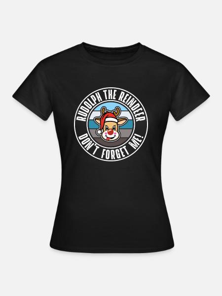 Rudolph - Frauen T-Shirt - Schwarz