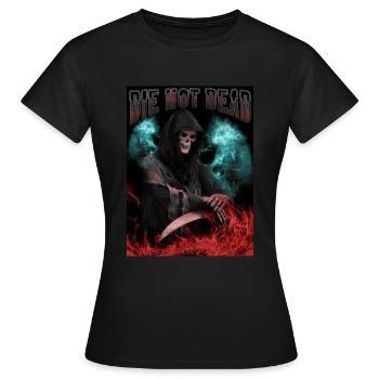 La mort Avec La Faucheuse La Faucheuse - T-shirt Femme - noir - Devant - AI Model Female 172 dark (172cm)