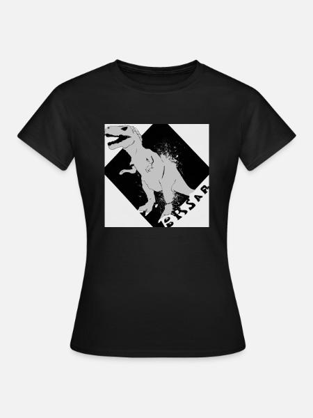T Rex - Frauen T-Shirt - Schwarz