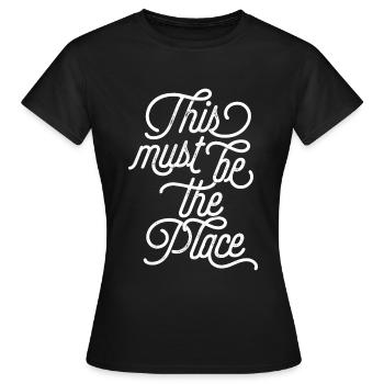 Il doit être le 80e De la Place Vintage Song Sort - T-shirt Femme - noir - Devant - AI Model Female 172 dark (172cm)