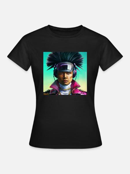Wang - 2076 - Frauen T-Shirt - Schwarz