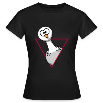 Moin I Moin Moin I Leuchturm I Geschenk I Küste - Frauen T-Shirt - Schwarz - Vorne - AI Model Female 172 dark (172cm)