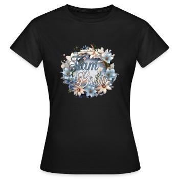 Enterrement de vie de garçon T-shirt femme Team Bride Enterrement de vie de garçon - T-shirt Femme - noir - Devant - AI Model Female 172 dark (172cm)