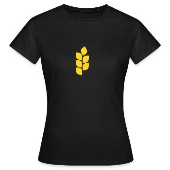 Blé - T-shirt Femme - noir - Devant - AI Model Female 172 dark (172cm)