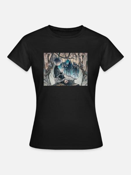 Anime - Frauen T-Shirt - Schwarz