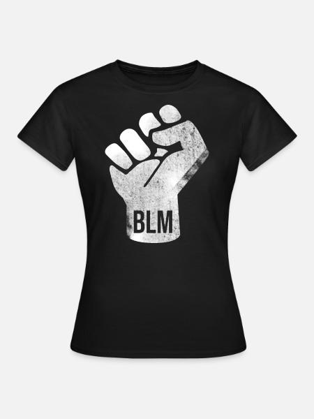 BLM Faust Design - Frauen T-Shirt - Schwarz