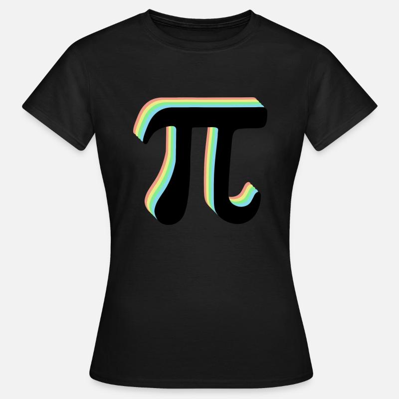 Math Pi-Symbol Pi - Frauen T-Shirt - Schwarz