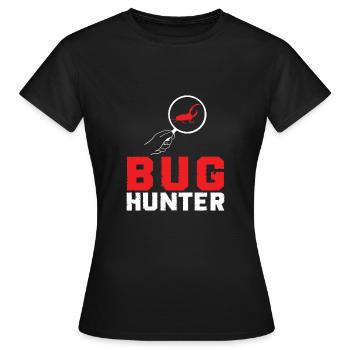 Bug Hunter Funny Entomologist Bug Species - Women's T-Shirt - black - Front - AI Model Female 172 dark (172cm)