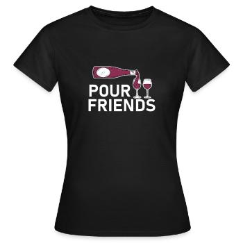 Funny Winemaking Winery For A Sarcastic Winemaker - Women's T-Shirt - black - Front - AI Model Female 172 dark (172cm)