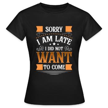 Feiern Alkohol Party machen Bier - Frauen T-Shirt - Schwarz - Vorne - AI Model Female 172 dark (172cm)