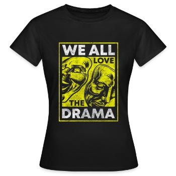 Théâtre Théâtre Théâtre Ami Broadway - T-shirt Femme - noir - Devant - AI Model Female 172 dark (172cm)