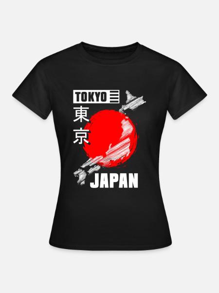 Tokyo Weltreise Abenteuer - Frauen T-Shirt - Schwarz