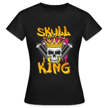 Street Art Wall Rap Street Style - Women's T-Shirt - black - Front - AI Model Female 172 dark (172cm)