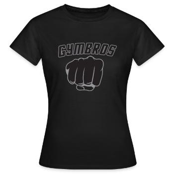 Gym Bros Design - Frauen T-Shirt - Schwarz - Vorne - AI Model Female 172 dark (172cm)
