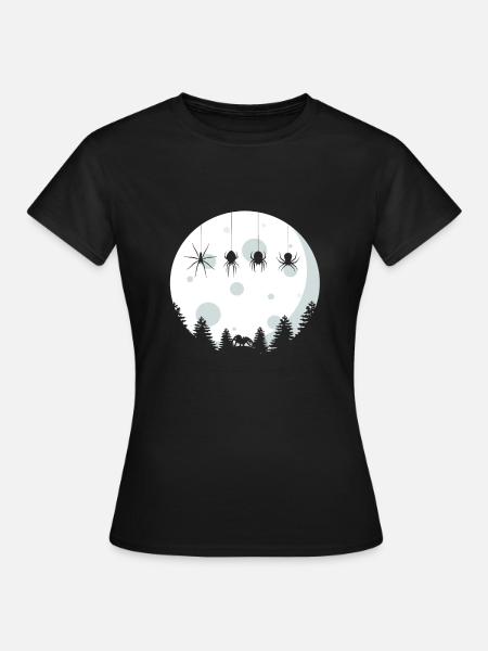 Spinnen - Frauen T-Shirt - Schwarz