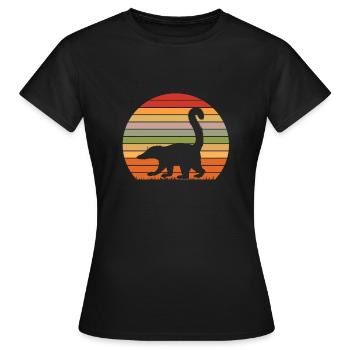 Nose bear - Women's T-Shirt - black - Front - AI Model Female 172 dark (172cm)