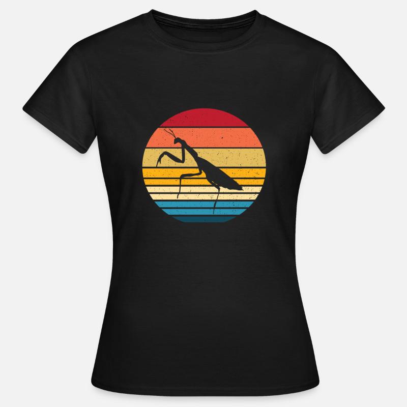 Gottesanbeterin - Frauen T-Shirt - Schwarz