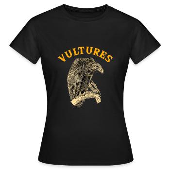 vulture - Women's T-Shirt - black - Front - AI Model Female 172 dark (172cm)