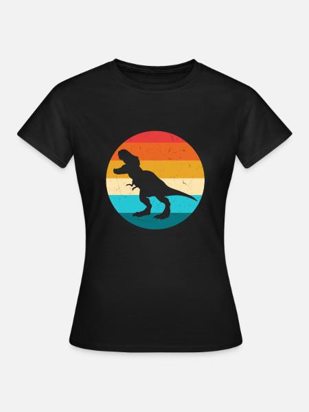 T-Rex - Frauen T-Shirt - Schwarz