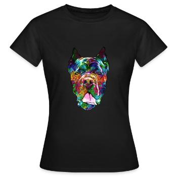 Cane Corso - T-shirt Femme - noir - Devant - AI Model Female 172 dark (172cm)
