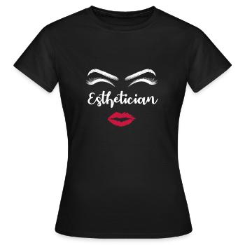 Esthéticiens - T-shirt Femme - noir - Devant - AI Model Female 172 dark (172cm)