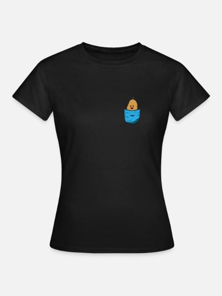 Kartoffel - Frauen T-Shirt - Schwarz