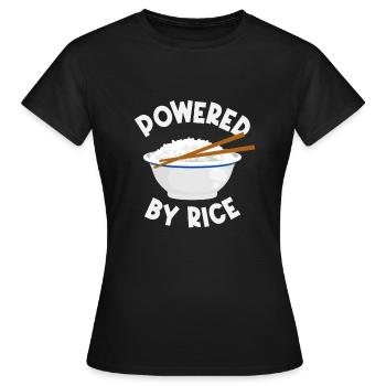 Riz - T-shirt Femme - noir - Devant - AI Model Female 172 dark (172cm)