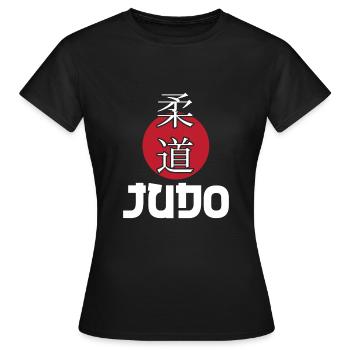 Judo - Women's T-Shirt - black - Front - AI Model Female 172 dark (172cm)
