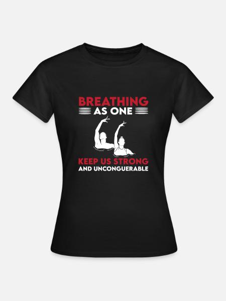 Synchronschwimmen Geschenk - Frauen T-Shirt - Schwarz