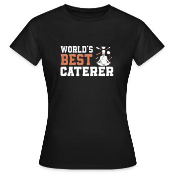 Traiteur Cadeau Traiteur Traiteur - T-shirt Femme - noir - Devant - AI Model Female 172 dark (172cm)