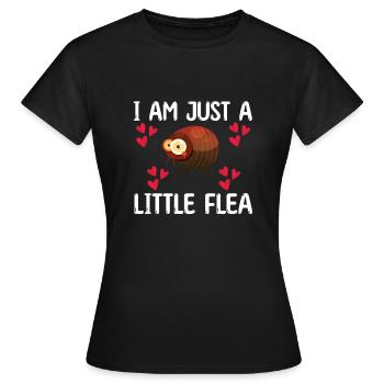 Cadeau aux puces enfants - T-shirt Femme - noir - Devant - AI Model Female 172 dark (172cm)