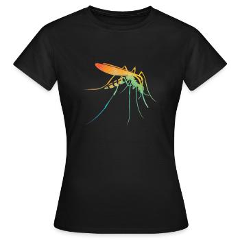 Moustique - T-shirt Femme - noir - Devant - AI Model Female 172 dark (172cm)
