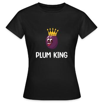 Plum King - Women's T-Shirt - black - Front - AI Model Female 172 dark (172cm)