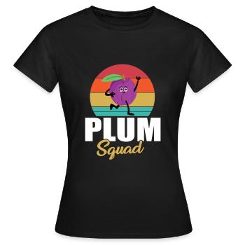 Plum Squad - Women's T-Shirt - black - Front - AI Model Female 172 dark (172cm)