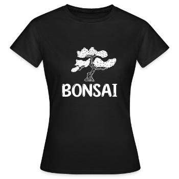 Bonsai - Women's T-Shirt - black - Front - AI Model Female 172 dark (172cm)